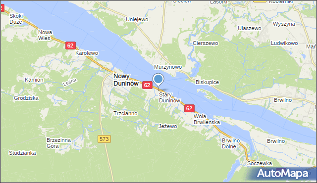 mapa Stary Duninów, Stary Duninów na mapie Targeo